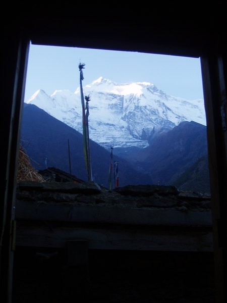 Photo de l'Annapurna 2 depuis Upper Pisang