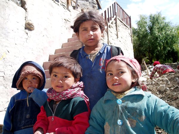 Enfants à Kagbeni