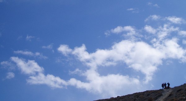 Paysage entre Jharkot et Kagbeni, Népal