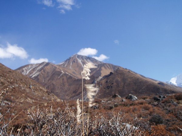 Photo du Tserko Ri (4984m), de Kyanjing Gompa