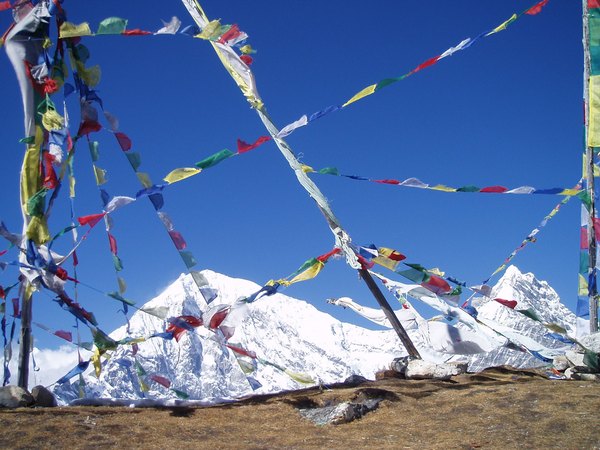 Photo du Langtang Lirung et du Kimshung au Népal