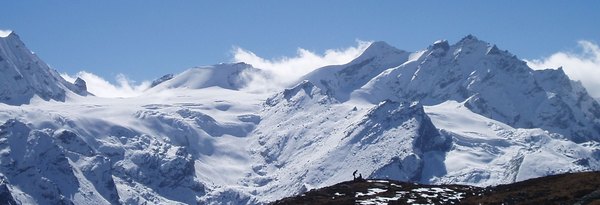 Vue du sommet du Tserko Ri