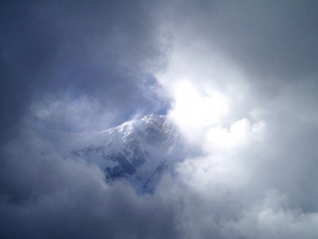 Tour des Annapurnas : Deurali   Annapurna Base Camp annapurna 1 nuages base camp nepal 450x338