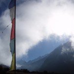 Photos de trek au Népal drapeaux prieres langtang 150x150