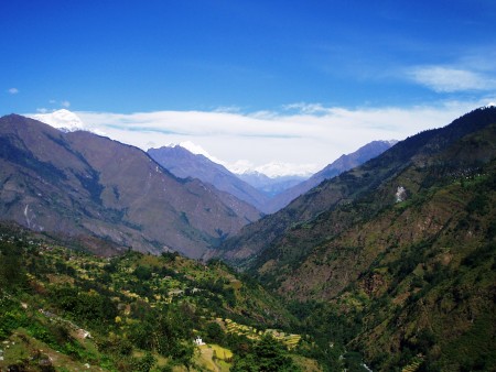 Tour des Annapurnas : Tatopani   Sikha garpha dhaulagiri trek de jomosom nepal 450x338