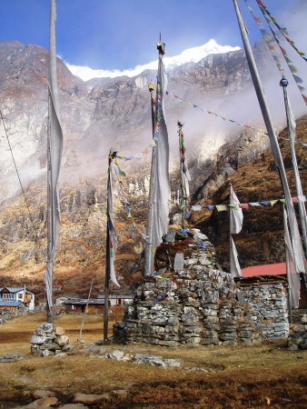 Trek dans le Langtang   Jour 3 : Bamboo   Langtang langtang village 338x450