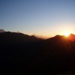 Photos de trek au Népal lever soleil machhapuchhere poon hill nepal 150x150