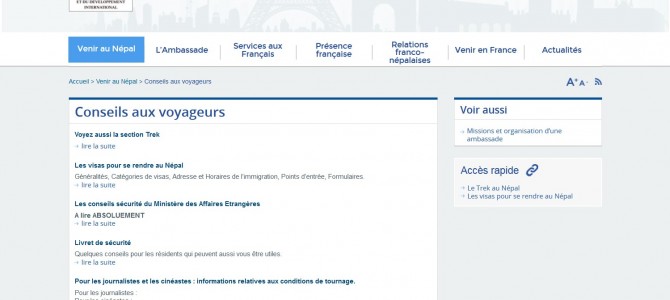 Ambassade de France au Népal Ambassade de France au Népal