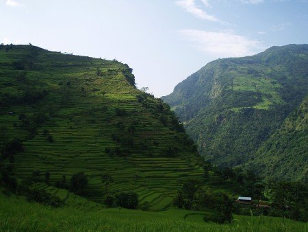 Tour des Annapurnas : Bhulbule   Bahundanda   Syanje bhulbule syanje tour des annapurnas nepal 450x338