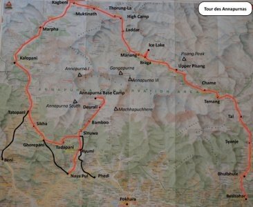 Description of the Around Annapurna Trek