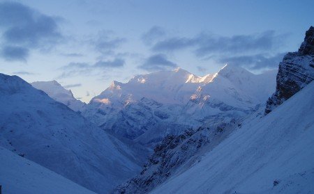 Tour des Annapurnas : High Camp   Thorung La   Muktinath lever soleil high camp annapurnas nepal1 450x279